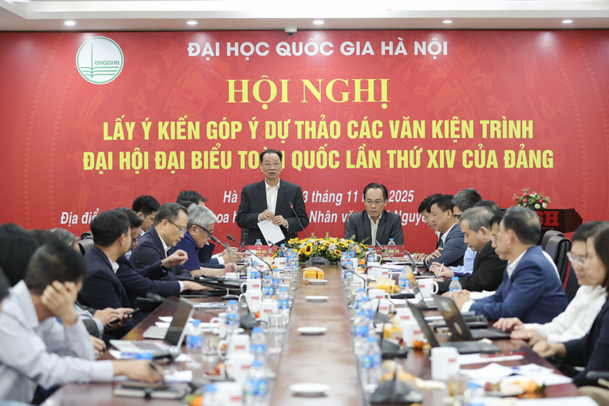 Trí thức Đại học Quốc gia Hà Nội góp ý vào dự thảo Văn kiện Đại hội XIV của Đảng